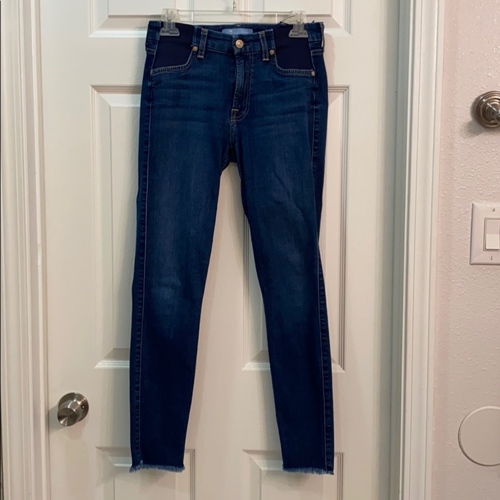 EUC 7 for all Mankind Maternity Skinny Jeans